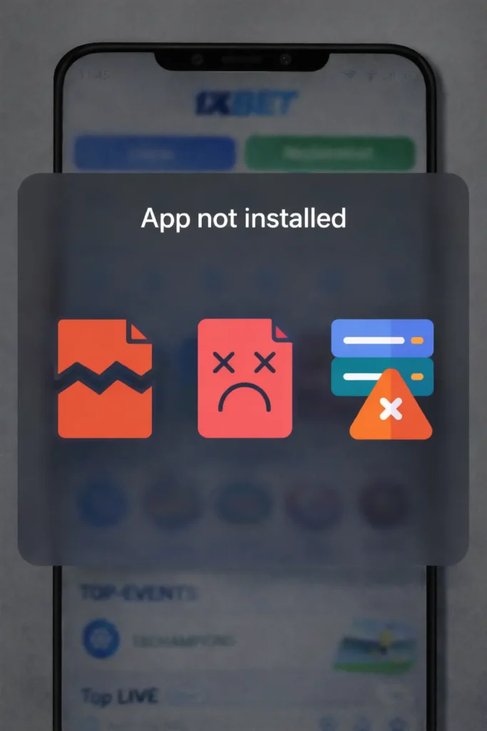 App not installed